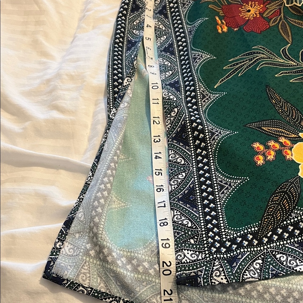 Floral Green Maxi Dress - Picture 11 of 12